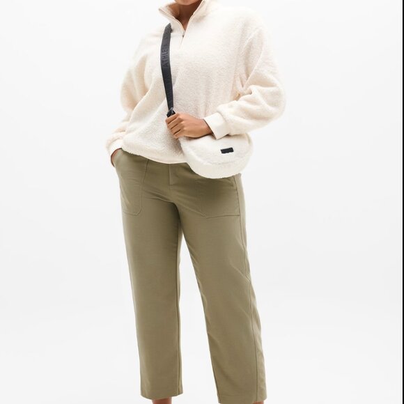 NWOT - Athleta Skyline Pant Olive Size 16 (runs small) - Picture 4 of 8